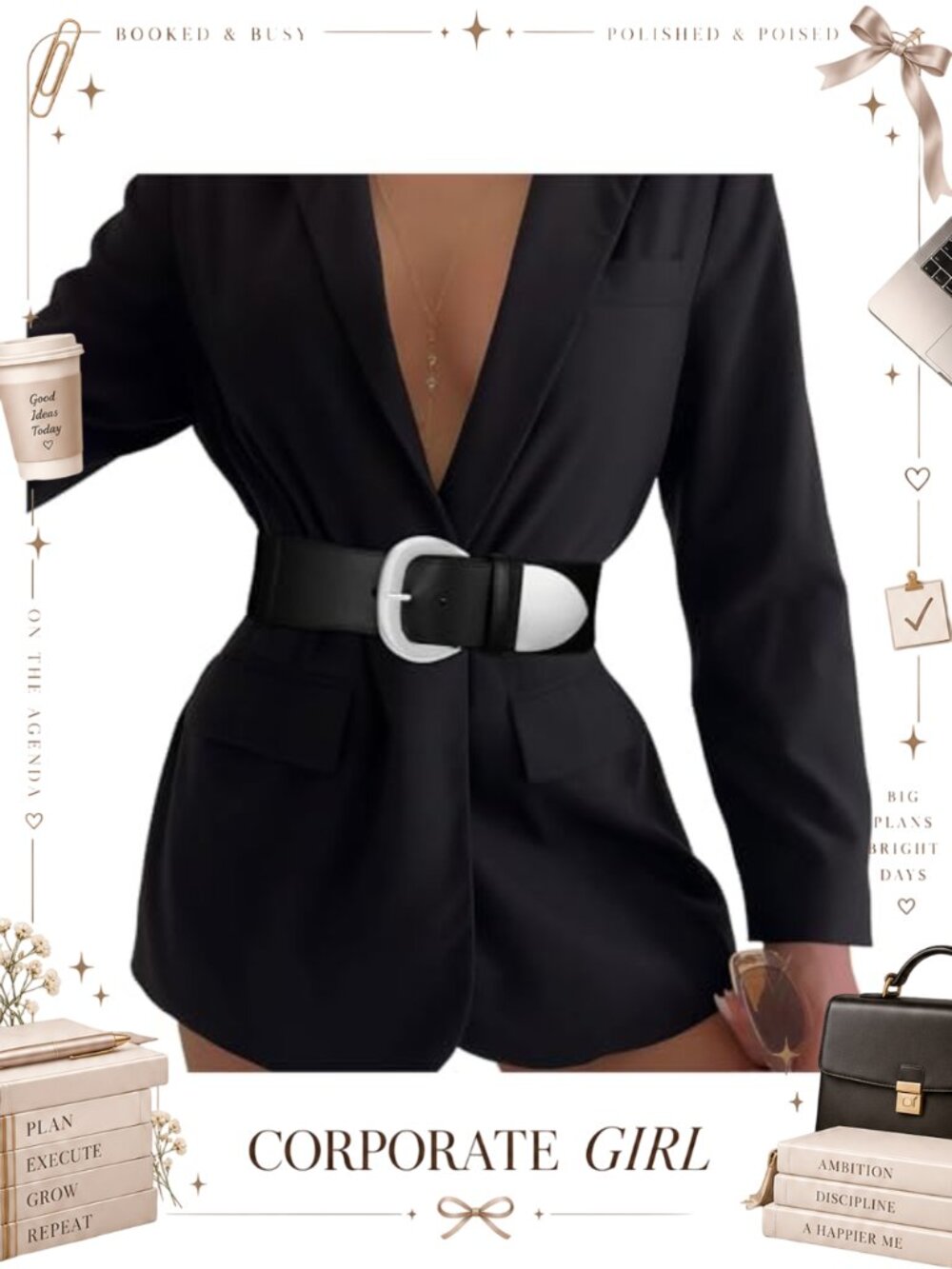 Wide Elastic Waist Belt for Dresses with Gold Buckle Stretchy Vintage Style